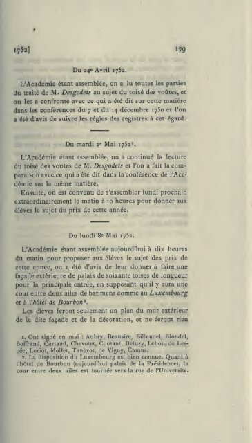 ProcÃ¨s-verbaux, 1671-1793; publiÃ©s pour la ... - Warburg Institute