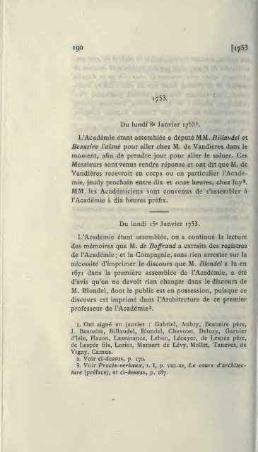 ProcÃ¨s-verbaux, 1671-1793; publiÃ©s pour la ... - Warburg Institute