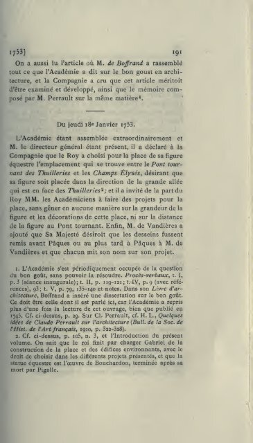 ProcÃ¨s-verbaux, 1671-1793; publiÃ©s pour la ... - Warburg Institute