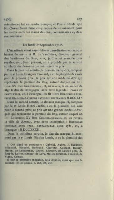 ProcÃ¨s-verbaux, 1671-1793; publiÃ©s pour la ... - Warburg Institute