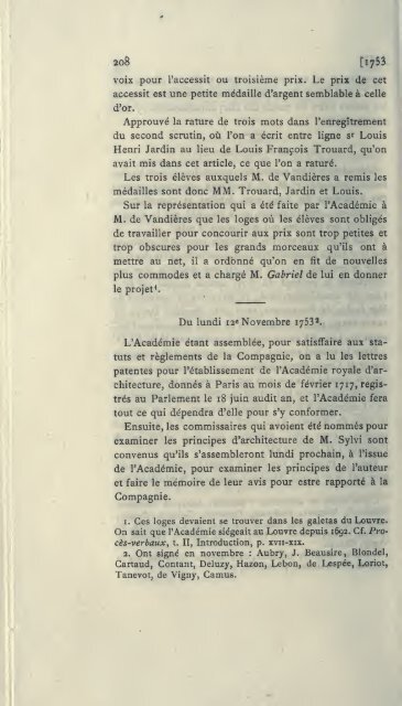 ProcÃ¨s-verbaux, 1671-1793; publiÃ©s pour la ... - Warburg Institute