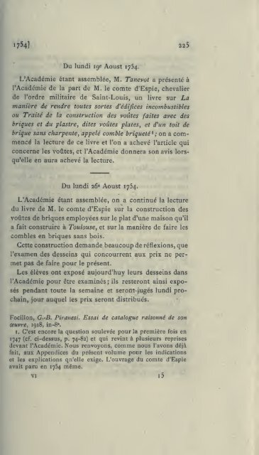 ProcÃ¨s-verbaux, 1671-1793; publiÃ©s pour la ... - Warburg Institute