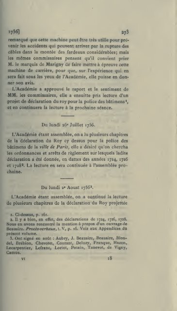 ProcÃ¨s-verbaux, 1671-1793; publiÃ©s pour la ... - Warburg Institute