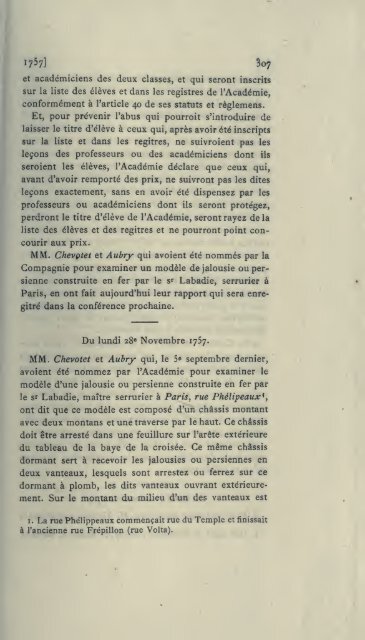 ProcÃ¨s-verbaux, 1671-1793; publiÃ©s pour la ... - Warburg Institute