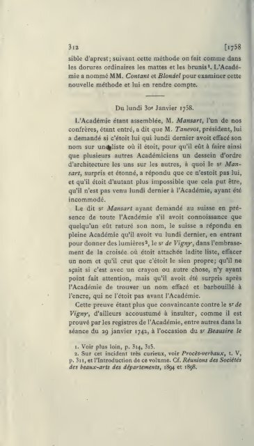 ProcÃ¨s-verbaux, 1671-1793; publiÃ©s pour la ... - Warburg Institute