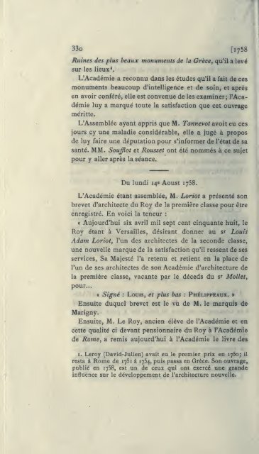 ProcÃ¨s-verbaux, 1671-1793; publiÃ©s pour la ... - Warburg Institute