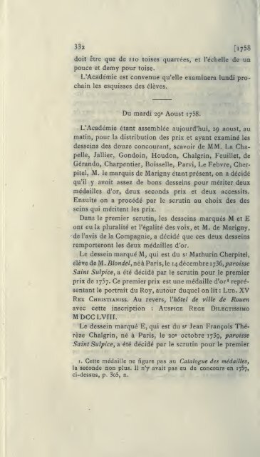 ProcÃ¨s-verbaux, 1671-1793; publiÃ©s pour la ... - Warburg Institute