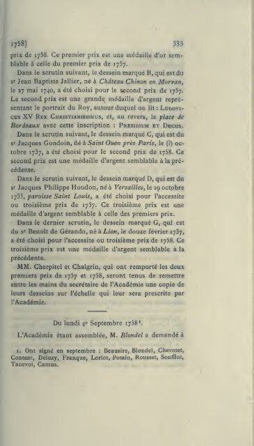 ProcÃ¨s-verbaux, 1671-1793; publiÃ©s pour la ... - Warburg Institute