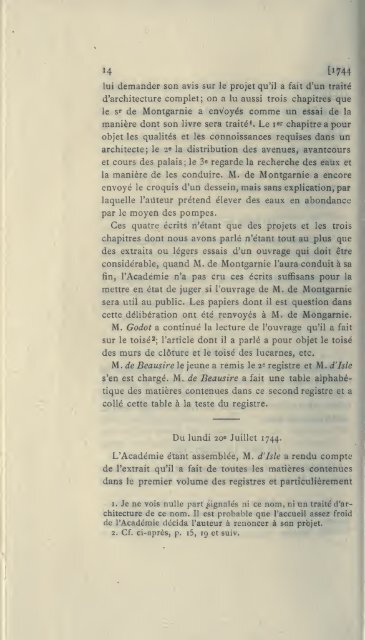 ProcÃ¨s-verbaux, 1671-1793; publiÃ©s pour la ... - Warburg Institute