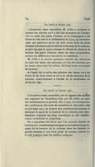 ProcÃ¨s-verbaux, 1671-1793; publiÃ©s pour la ... - Warburg Institute