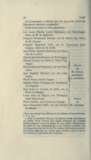 ProcÃ¨s-verbaux, 1671-1793; publiÃ©s pour la ... - Warburg Institute