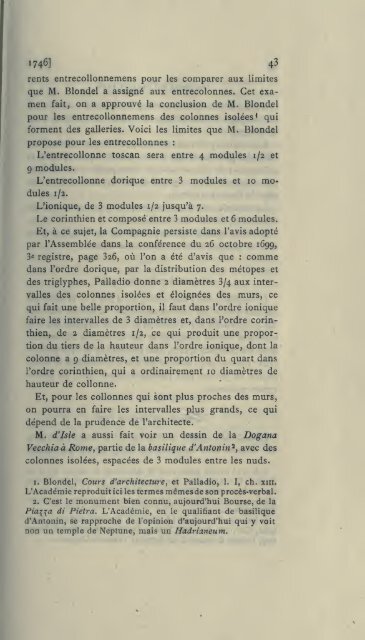 ProcÃ¨s-verbaux, 1671-1793; publiÃ©s pour la ... - Warburg Institute