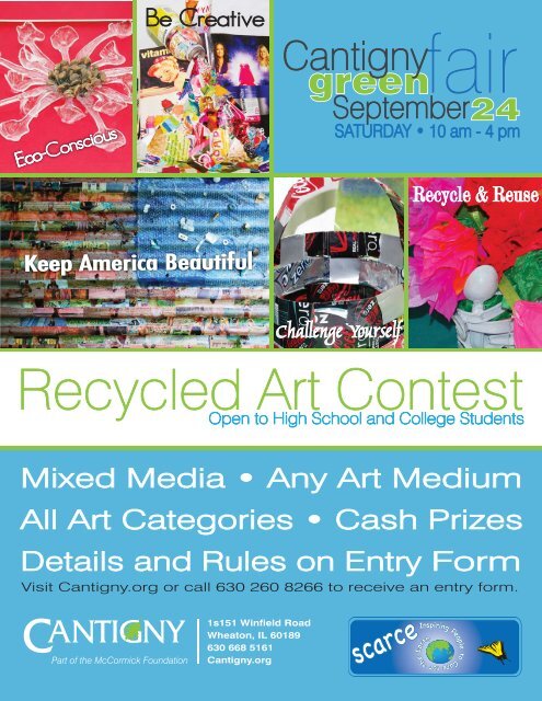 Recycled Art Contest - Cantigny Park