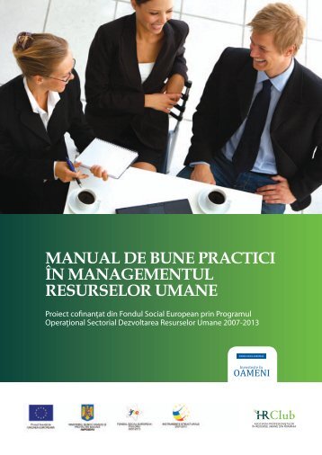 Manual de bune practici în managementul resurselor umane