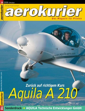 Aquila A 210 - Flying Forever