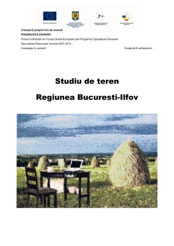 Studiu de teren Regiunea Bucuresti-Ilfov - aici - CCIB