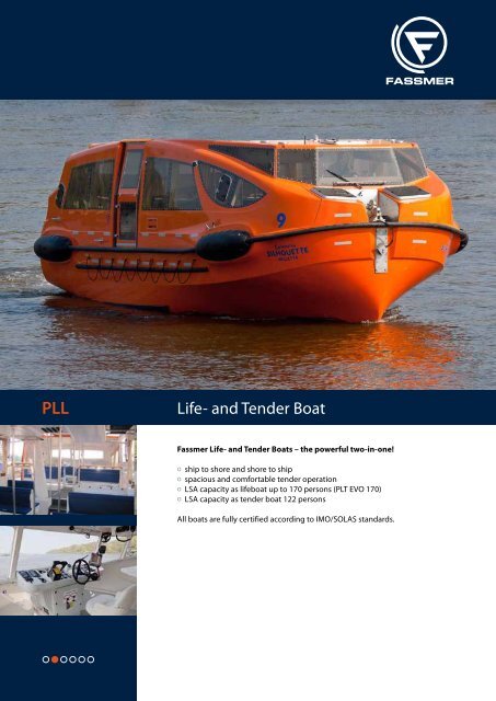 PLL Life and Tender Boat - Fr. Fassmer GmbH & Co. KG