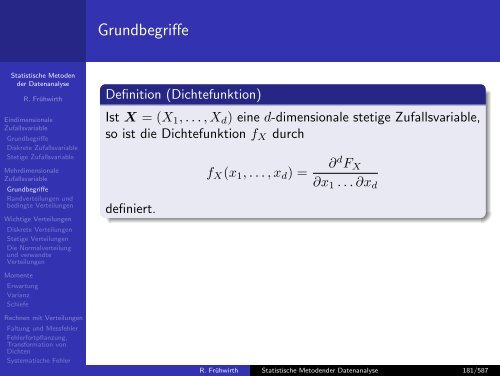 Statistische Methoden der Datenanalyse - HEPHY