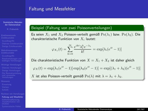 Statistische Methoden der Datenanalyse - HEPHY