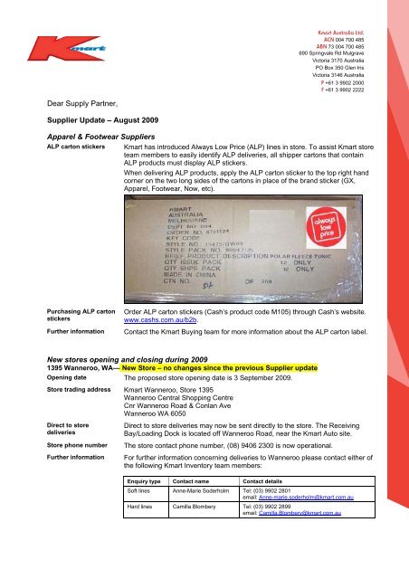 Kmart sale printing documents