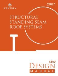 STRUCTURAL STANDING SEAM ROOF SYSTEMS - 5tco