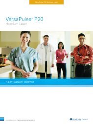 info on VersaPulse P20 Holmium Laser brochure - Hitech Lasers