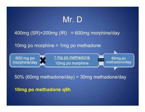 OPIOID CONVERSIONS