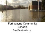 Food Service Center - Fort Wayne Community Schools