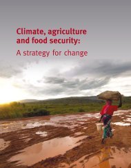 Climate, agriculture and food security: A strategy for - CCAFS - cgiar