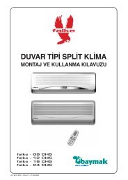 duvar tipi split klima montaj ve kullanma kÄ±lavuzu