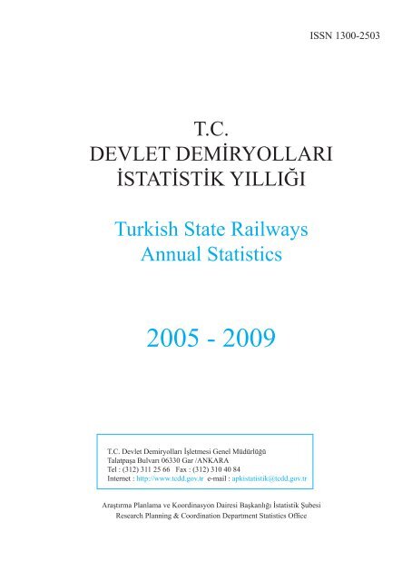 T C Devlet Dema Ryollari A Stata Sta K Yilliazi Turkish Tcdd