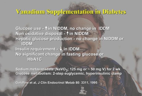 Lessons from Micronutrient Studies in Patients with Glucose ...