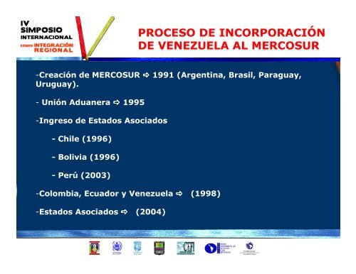 Venezuela: a un aÃ±o del ingreso pleno al Mercosur