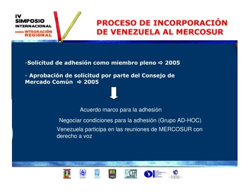 Venezuela: a un aÃ±o del ingreso pleno al Mercosur