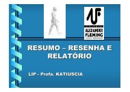 (Microsoft PowerPoint - AULA RESUMO- RESENHA - RELAT ...