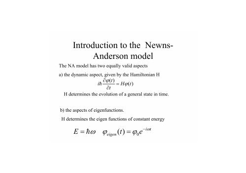 Chapter 12-Newns-Anderson model