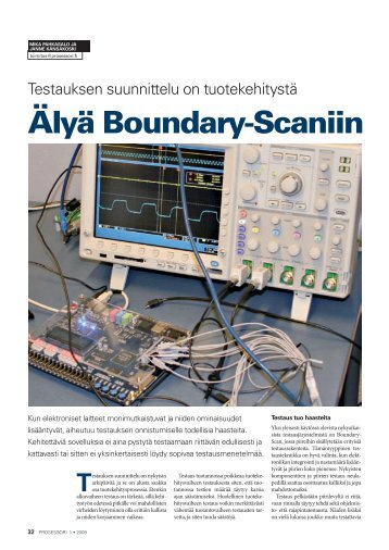 ÃlyÃ¤ Boundary-Scaniin - Centria tutkimus ja kehitys