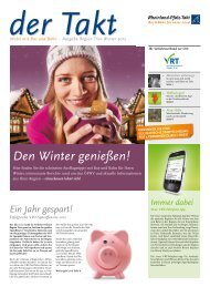 der Takt - VRT Verkehrsverbund Region Trier