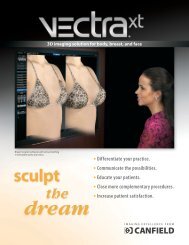 VECTRA XT 3D face and body - Canfield Scientific Inc