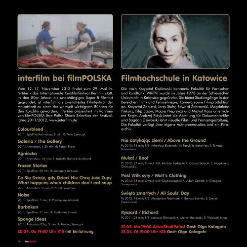 Festivalkatalog - FilmPolska