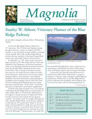 Stanley W. Abbott: Visionary Planner of the Blue Ridge Parkway