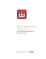 SMART Meeting Pro Premium 2.3 system administrator's guide for ...