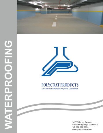 Waterproof Catalog - Polycoat Products