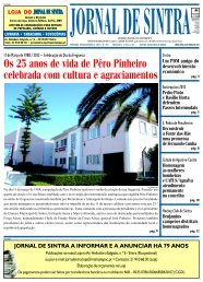 Os 25 anos de vida de PÃªro Pinheiro celebrada ... - Jornal de Sintra