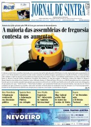 A maioria das assembleias de freguesia contesta ... - Jornal de Sintra