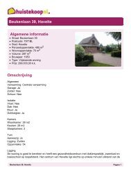 Brochure - Huis te koop