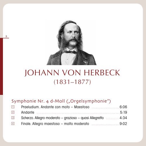 JOHANN VON HERBECK - nca - new classical adventure