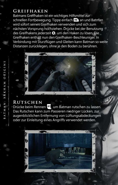 Handbuch - Batman: Arkham Origins