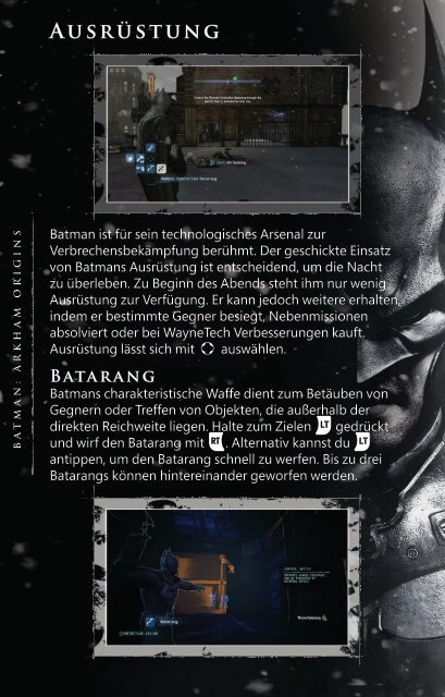 Handbuch - Batman: Arkham Origins