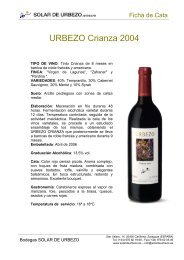 URBEZO Crianza 2004 - Viajeros del Vino